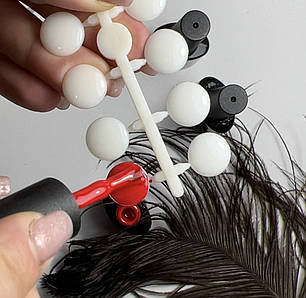 025 ДОТС. Відривна пласт.  МОЛОЧНІ тіпси круглі Lady Arms