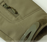 Куртка Тактична чоловіча Soft Shell демісезонна, чорна, розмір — 2ХЛ, 3ХЛ, фото 6