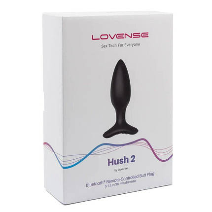 Анальна смарт-вібропробка Lovense Hush 2, розмір S, фото 2