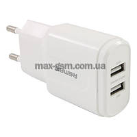 УЗУ Remax RP-U22 (СЗУ 2xUSB 2.4A) white