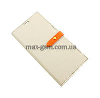 Футляр книжка Goospery Romance Xiaomi Note 3 beige