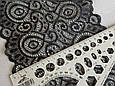 Мереживо стрейч18см "Моніка" чорне, фото 3
