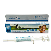 Офтальмо-гель для тварин для зовнішнього застосування, шприц-туба 4 мл