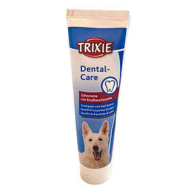Зубна паста для собак зі смаком м'яса Trixie 100 г від зубного каменя, неприємного запаху