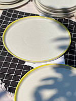 Тарілка кругла з бортиком, 29 см. "Капучино Yellow"