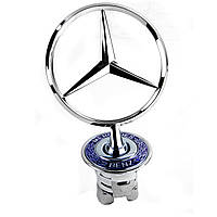 Эмблема прицел на капот Mercedes-Benz w210 ,w211 , w220 , w202