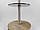 Скляний стіл круглий Commus Bravo Light425 K gray-sequoia-bgs60, фото 6
