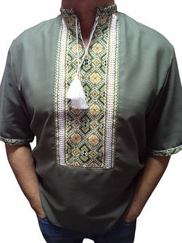 Вишиванка чоловіча "Хакі"