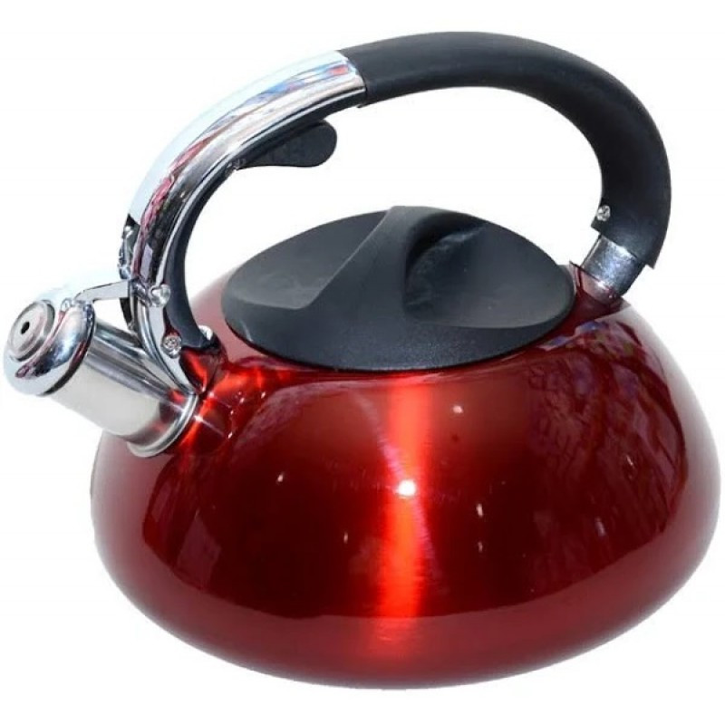 Чайник Giakoma G-3303 для газових і електричних плит 3 л Червоний, фото 1