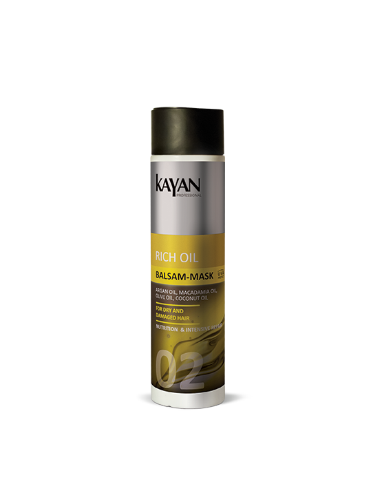Бальзам-маска для сухого та пошкодженого волосся Kayan Professional Rich Oil 250 мл