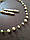 Кольє та сережки з перлами в класичному стилі мінімалізм, фото 6
