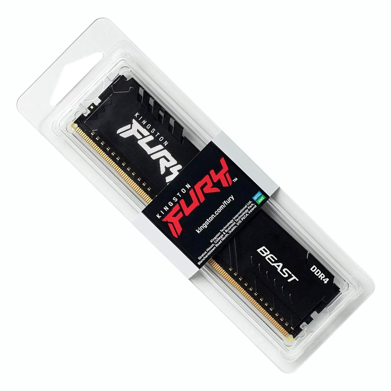DDR4 2666 8Gb Beast Black Fury - оперативна пам'ять ДДР4 8 Гб 2666MHz ...
