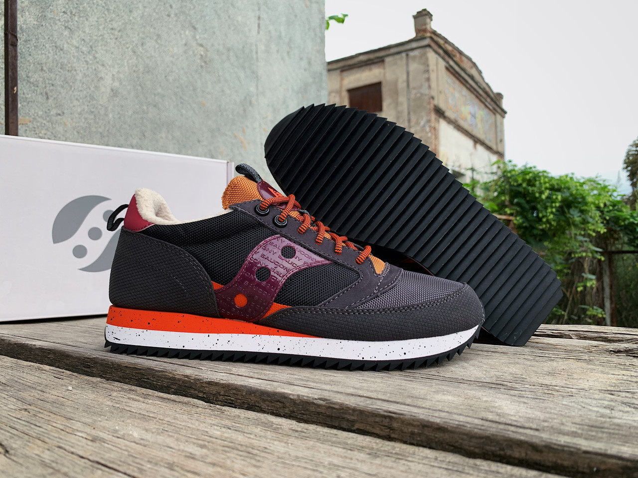 Чоловічі кросівки Saucony Jazz 81 Peak 70574-1s Grey Berry Оригінал