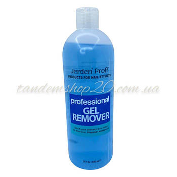 Засіб для зняття гель лаку  Jerden Proff Gel Remover, 500 мл, морські мінерали
