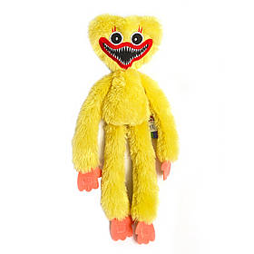 М'яка іграшка Кісі Місі «Poppy Playtime» Huggy Wuggy Kissy Missy жовта 52*18*8 см (00517)