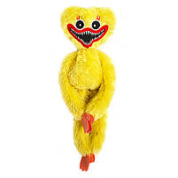 М'яка іграшка Кісі Місі «Poppy Playtime» Huggy Wuggy Kissy Missy жовта 52*18*8 см (00517), фото 2