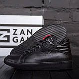 Чоловічі стильні зимові черевики Zangak, шкіряні зимові черевики для чоловіків, повсякденні зимові черевики, фото 2