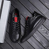 Чоловічі стильні зимові черевики Zangak, шкіряні зимові черевики для чоловіків, повсякденні зимові черевики, фото 3