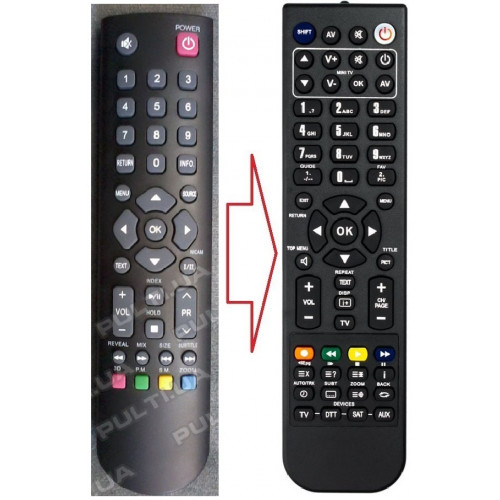 Пульт для телевізора CHINA TV 9012-0E0E (аналог), фото 1