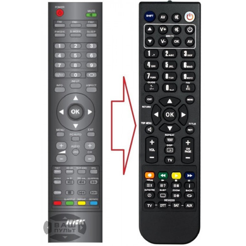 Пульт для телевізора BBK RC2267 (аналог), фото 1