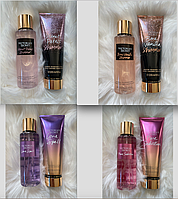 Парфюмированный набор Victoria's Secret из 4х спреев и 4х лосьонов для тела Pure Seduction Love Spell Velvet