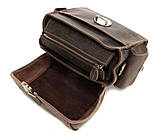 Кожана сумка для фотоапарата коричнева Bexhill bx3516, фото 4