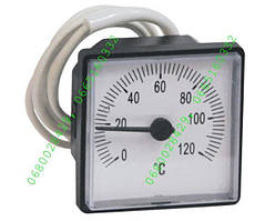 Термометр для котла 0-120°C 45х45mm з капіляром "SD Plus"