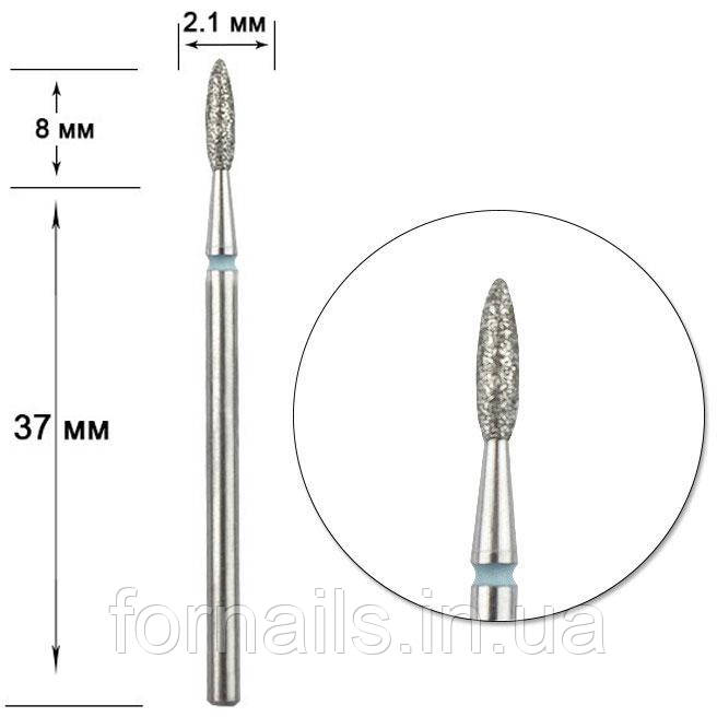 Насадка алмазна Staleks Pro Expert полум'я FA10G021/8