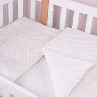 Змінна постіль в ліжечко Baby Veres Sleepyhead beige new 3 одиниці, фото 3