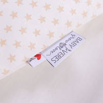 Змінна постіль в ліжечко Baby Veres Sleepyhead beige new 3 одиниці, фото 6