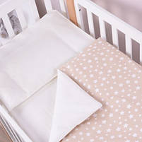 Змінна постіль в ліжечко Baby Veres Smiling Animals beige new 3 одиниці, фото 2