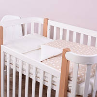 Змінна постіль в ліжечко Baby Veres Smiling Animals beige new 3 одиниці, фото 3