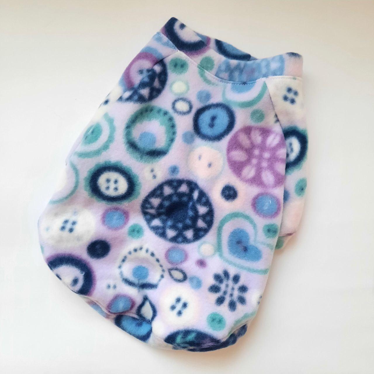 Одяг для собак Светр утеплений / кофта фліс Пуговка арт. 33 XL, фото 1