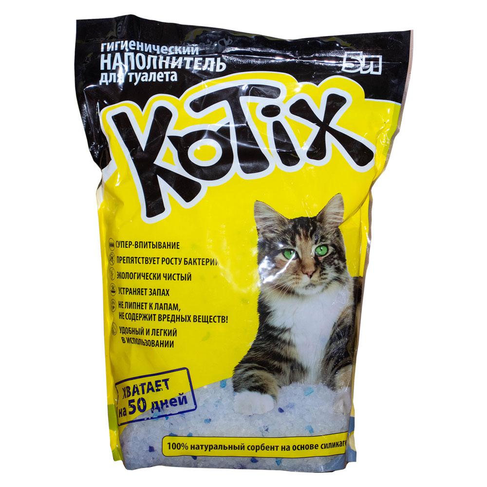 Photos - Cat Litter Kotix Силикагелевый наполнитель  для котов 5 л 