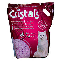Cristals Fresh силикагелевый наполнитель для котов с ароматом лаванды 7,2 л