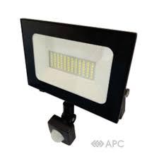 Прожектор світлодіодний Works 78230 FL50S-SMD з датчиком руху чорний