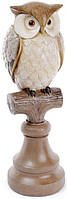 Декоративна інтер'єрна   статуетка   Сова на гілочці   10х10.3х31см | HomeDreams