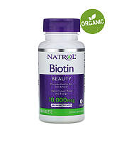 Natrol, Биотин, максимальная сила действия, 10 000 мкг, 100 таблеток