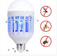 Светодиодная лампа приманка для насекомых ловушка для комаров мух мошек Zapp Light 2617 уничтожитель насекомых