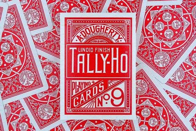 Карты игральные Tally Ho Fan Back Red (ID#1669376307), цена: 199 ...