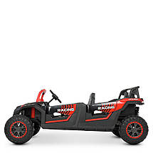 Електромобіль Bambi M 4794EL-3 (24 V) 4 мотори/24V/150W з музикою Червоний, фото 4