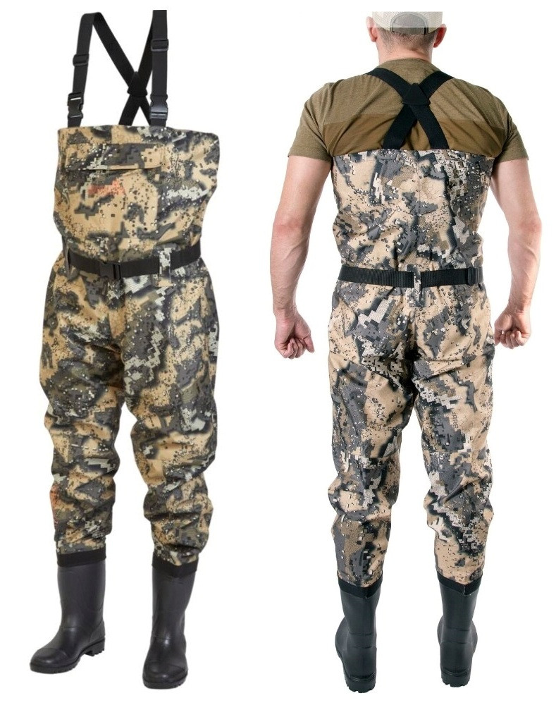 Напівкомбінезон забродний (вейдерси) Norfin Rapid Camo (81246-42) розмір 42