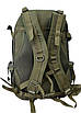 Військовий армійський рюкзак чоловічий міцний штурмовий колір олива на 35 літрів, фото 5