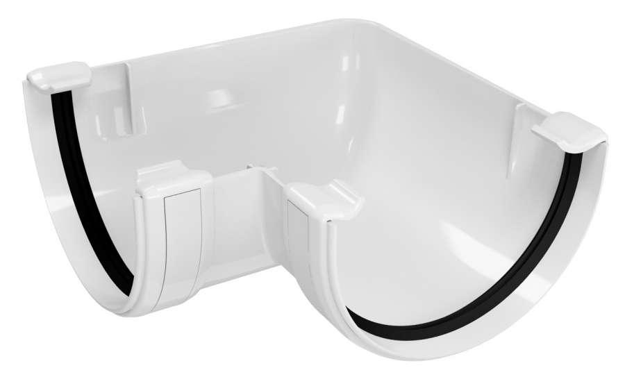 Кут 90° Regenau 125 білий