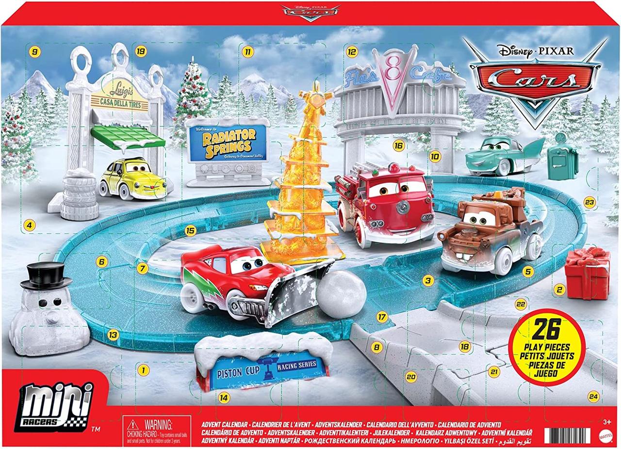 Адвент календар Тачки 3 Disney Pixar Cars Minis Advent Calendar Playset Mattel GXT25