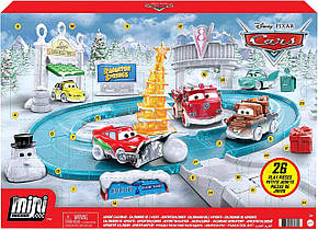 Адвент календар Тачки 3 Disney Pixar Cars Minis Advent Calendar Playset Mattel GXT25