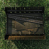 Мангал чемодан разборной "PICNIC" на 12 шампуров, 3мм, фото 2