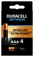 Батарейки DURACEL OPTIMUM AAA/LR03 4шт