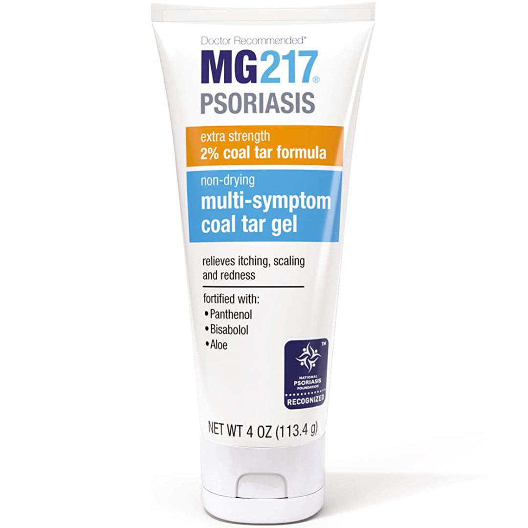 Гель для лікування псоріазу та себореї MG217 2% Psoriasis Extra Strength Multi-Symptom Coal Tar Gel 113.4 г