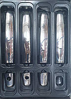 Хромовані накладки на ручки Toyota Corolla з 2007-2012 з отвором.під сенсор (неіржавка 4 шт.) Omsa 7011043